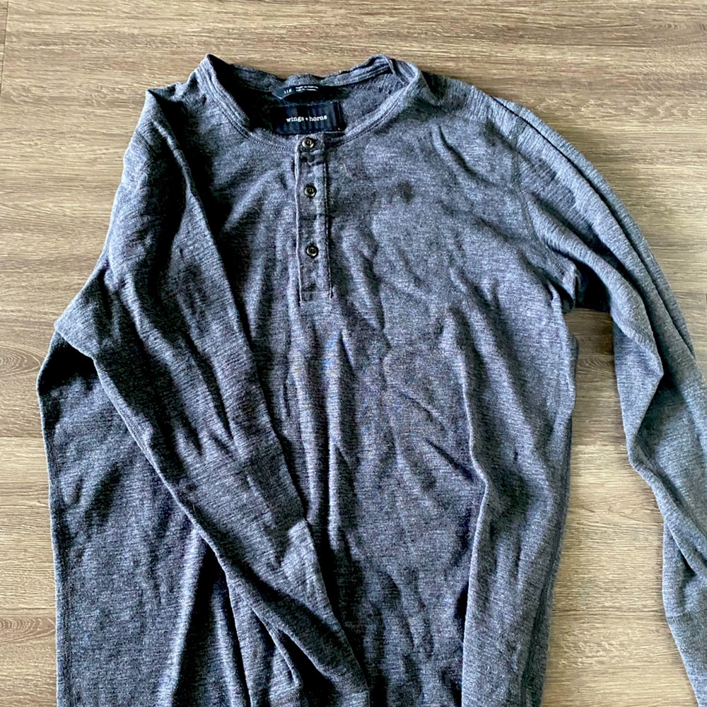 Wings + Horns Men’s Henley